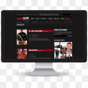 Channing Tatum Unwrapped Website - Led-backlit Lcd Display, HD Png Download - channing tatum png