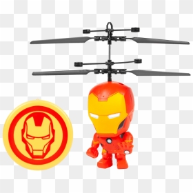 Spider Man Toy Helicopter, HD Png Download - iron man flying png