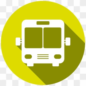 Yellow Bus Icon Png , Png Download - Public Transport Icon Vector, Transparent Png - bus icon png