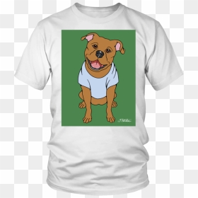 Pitbull Dog T-shirt - April Birthday Shirts Men, HD Png Download - pitbull dog png