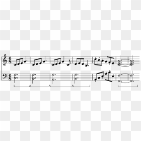 Pedal Sign Piano Sheet Music, HD Png Download - sheet music png