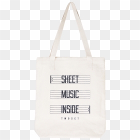 Tote Bag, HD Png Download - sheet music png
