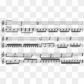 Elative C" - Sheet Music, HD Png Download - sheet music png