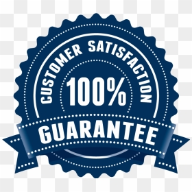 100% Satisfaction Guarantee - 100 Satisfaction Guarantee Logo Png, Transparent Png - 100 satisfaction guarantee png