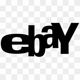 Ebay Logo - Black And White Ebay, HD Png Download - ebay icon png