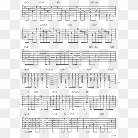 Stairway To Heaven-led Zeppelin吉他谱 - Sheet Music, HD Png Download - sheet music png