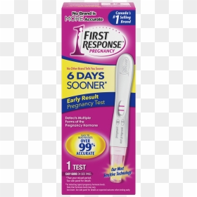 First Response 1 Test, HD Png Download - pregnancy test png