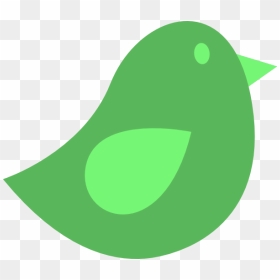 Jpg Black And White Clip Art At Clker Com Vector Online - Green Birds Clip Art, HD Png Download - bird vector png
