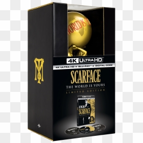 Scarface The World Is Yours 4k Ultra Hd Gift Set - Scarface Gold Edition 4k, HD Png Download - scarface png