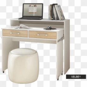 Coco Compact Home Office Desk - Ausziehbarer Schreibtisch, HD Png Download - office desk png