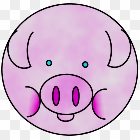 Pig Vector Graphics Clip Art Computer Icons Vietnamese - Pig Icon, HD Png Download - pig face png