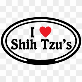 I Love Shih Tzus & Furbabies - Heart, HD Png Download - shih tzu png