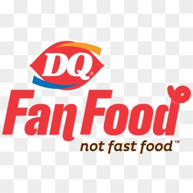 Dq Logo - Dairy Queen - Dairy Queen Fan Food Not Fast Food, HD Png Download - queen logo png