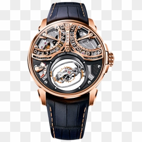 Intricate Watch Face With Two Half Circles And A Full - Harry Winston Baselworld 2018, HD Png Download - metal gear alert png