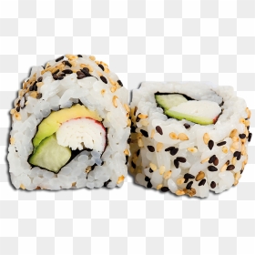 Sushi Rolls Png - California Roll Transparent Background Sushi Clipart, Png Download - sushi roll png
