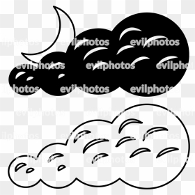 Cloud Drawing Vector And Stock Photo, HD Png Download - cloud outline png