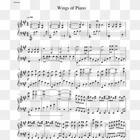 Piano Notes Png - La Parfum De Fleurs Sheet Music, Transparent Png - sheet music png