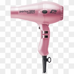 Pink - Parlux 3200 Compact Hair Dryer, HD Png Download - blow dryer png