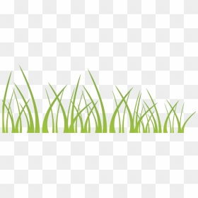Vector Green Grass Decoration Illustration Background - Grass, HD Png Download - grass background png
