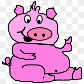 Pink Pig Clip Arts - Pig Clip Art, HD Png Download - pig face png
