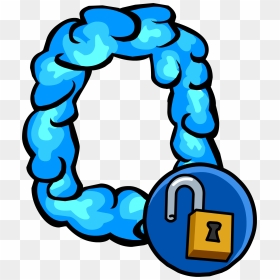 Club Penguin Rewritten Wiki - Blue Lei Club Penguin, HD Png Download - lei png