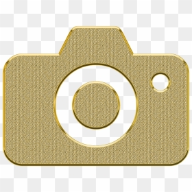 Icone Camera Png Dourado, Transparent Png - photography icon png