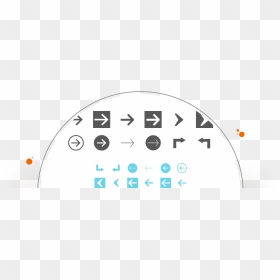 Circle, Transparent Png - Circle, Png Download - modern arrow png