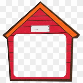House Clip Art Frame, HD Png Download - dog house png