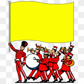 Marching Band Cartoon, HD Png Download - marching band png