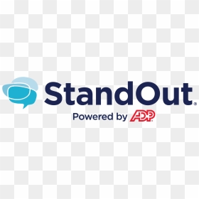 Standout Powered By Adp Logo, HD Png Download - adp logo png