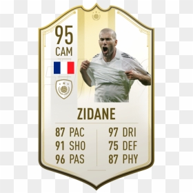 Icon Card Fifa 20, HD Png Download - zidane png