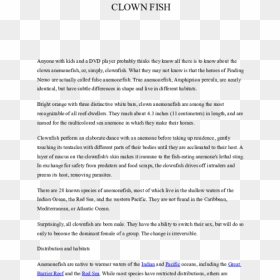 Personal Statement University Uk, HD Png Download - clown fish png