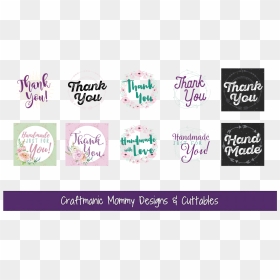 Boho Thank You Tags Example Image, HD Png Download - thank you .png