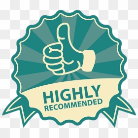 Highly Recommended Thumb Up - Transparent Highly Recommended Logo, HD Png Download - thumbs up transparent png