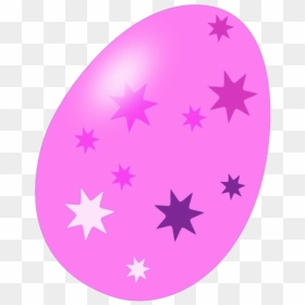 Decorative Purple Easter Egg Png Image - Pink Easter Egg Clip Art, Transparent Png - purple star png