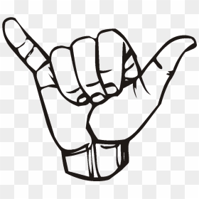 Thumb Image - Y Sign Language Clipart, HD Png Download - shaka png