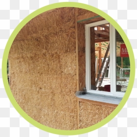 Straw Bale W Window - Daylighting, HD Png Download - hay bale png