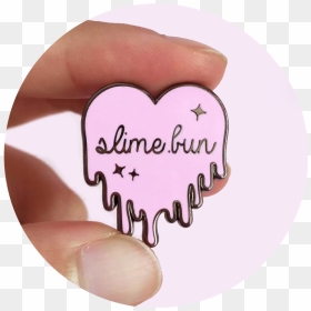 Dripping Slime Heart Pin, HD Png Download - dripping slime png