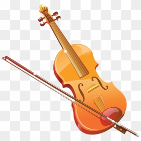 Violin And Bow Png - Transparent Background Violin Clipart Png, Png Download - fiddle png