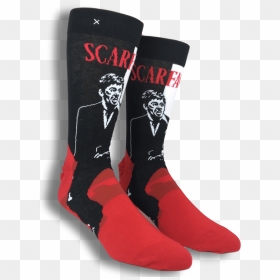 Scarface Logo Socks Socks By Odd Sox - Sock, HD Png Download - scarface png