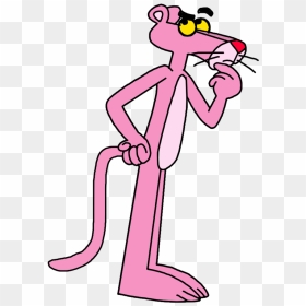 Pink Panther Thinking Something - New Pink Panther Png, Transparent Png - pink panther png