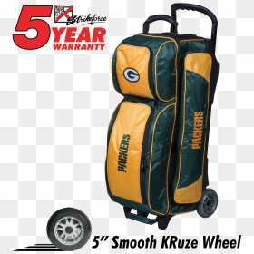 Kr Strikeforce Nfl Green Bay Packers 3 Ball Roller - Kr Strikeforce Nfl Triple Roller Bowling Bag, HD Png Download - green bay packers png