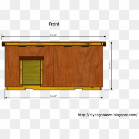 Dog House Plans Detailed Instruction Insulated Dog - Window, HD Png Download - dog house png