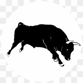 Clip Art Bull Vector Graphics Silhouette Portable Network - Bull ...