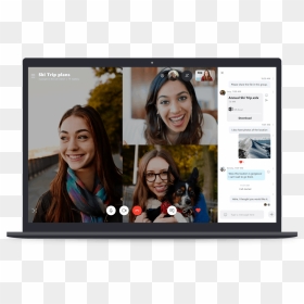 Skype Video Call, HD Png Download - chat box png