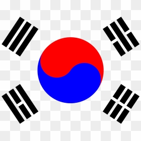 Transparent South Korea Flag Png - Flag South Korea Banner, Png Download - south korea flag png
