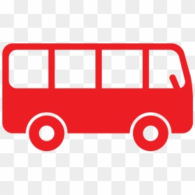 Red Bus Icon Png Clipart - Red Bus Icon, Transparent Png - bus icon png