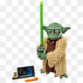 Star Wars Yoda Lego, HD Png Download - yoda head png
