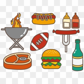 Transparent Hamburgers Png - Tailgating Food Clipart, Png Download - hamburgers png