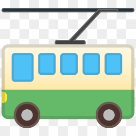 Trolleybus Icon - Trolley Bus Icons Png Transparent, Png Download - bus icon png
